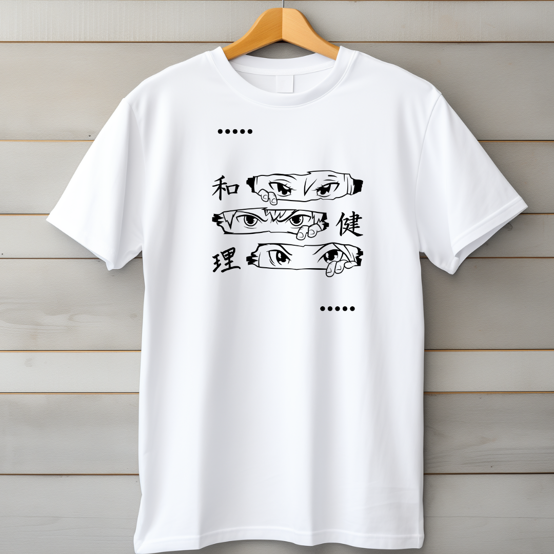 Anime B&W Unisex T-Shirt