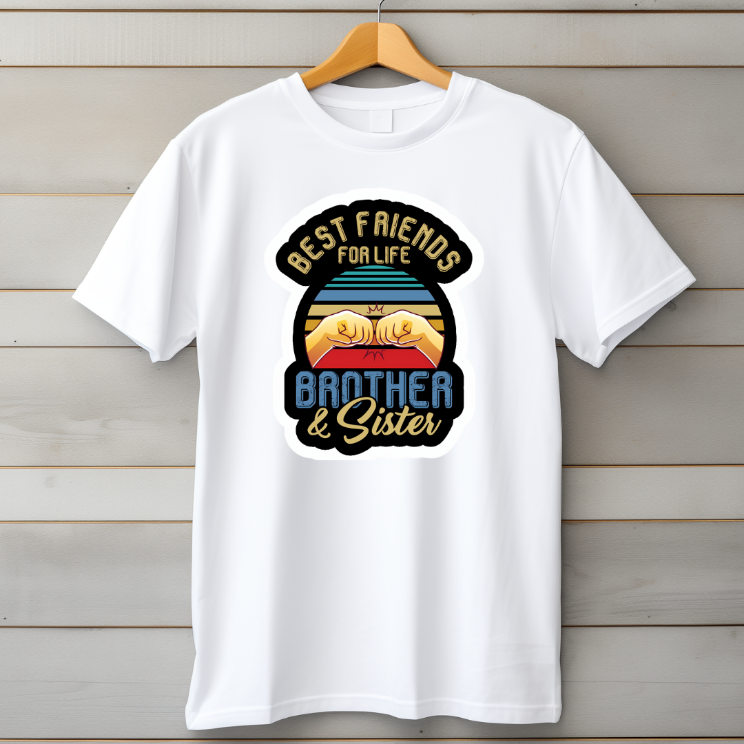 Brother Sister Best Friend For Life T-Shirt