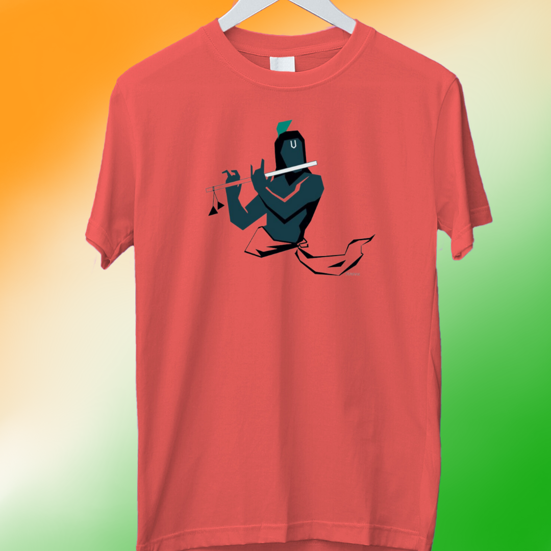 Jai Shree Krishna Flute T-Shirt