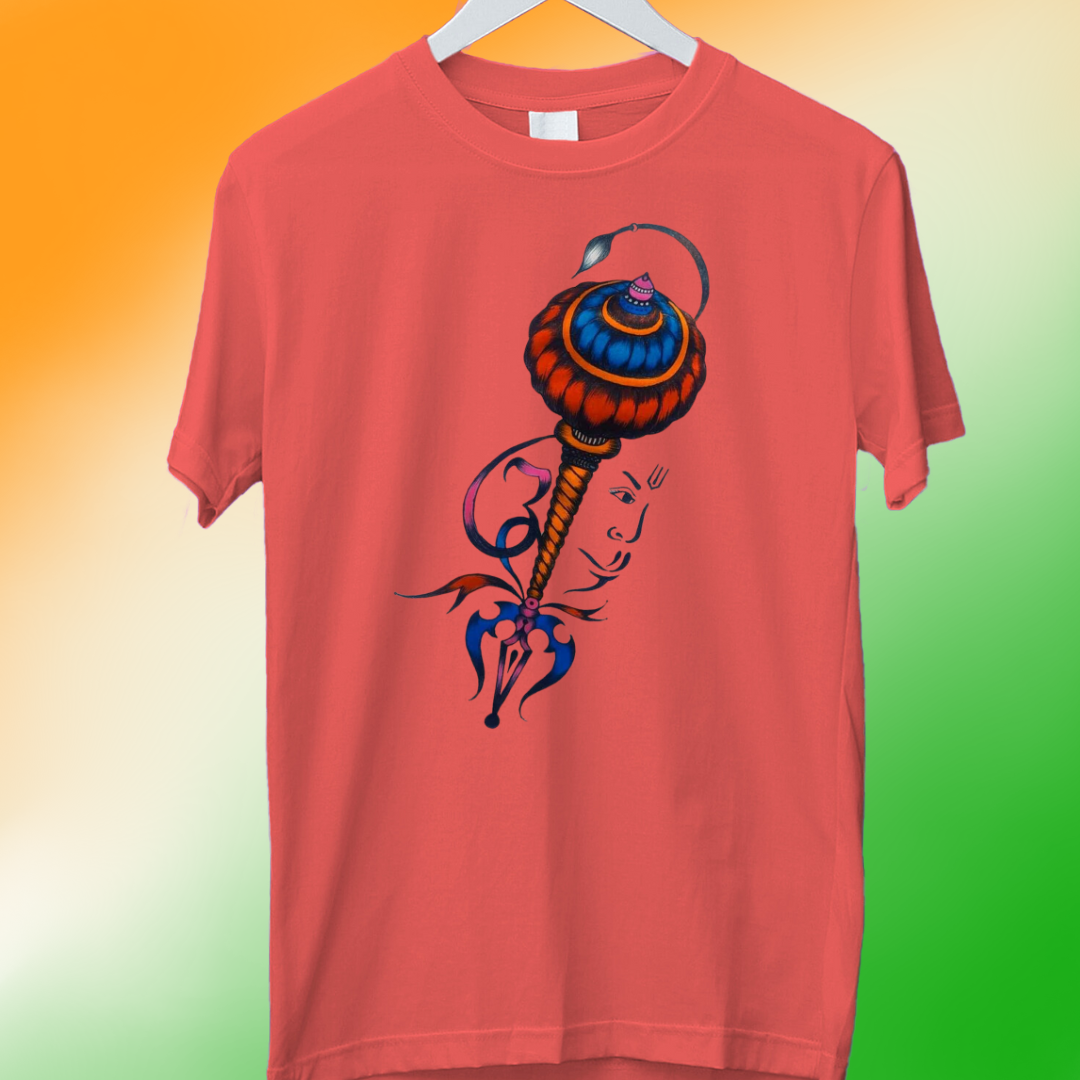 Lord Hanuman Gada T-Shirt