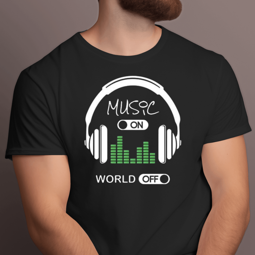 Music On World Off T-Shirt