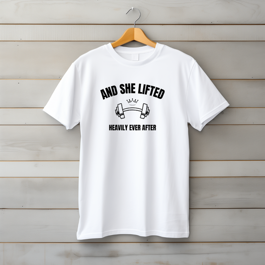 And She Lifted T-Shirt