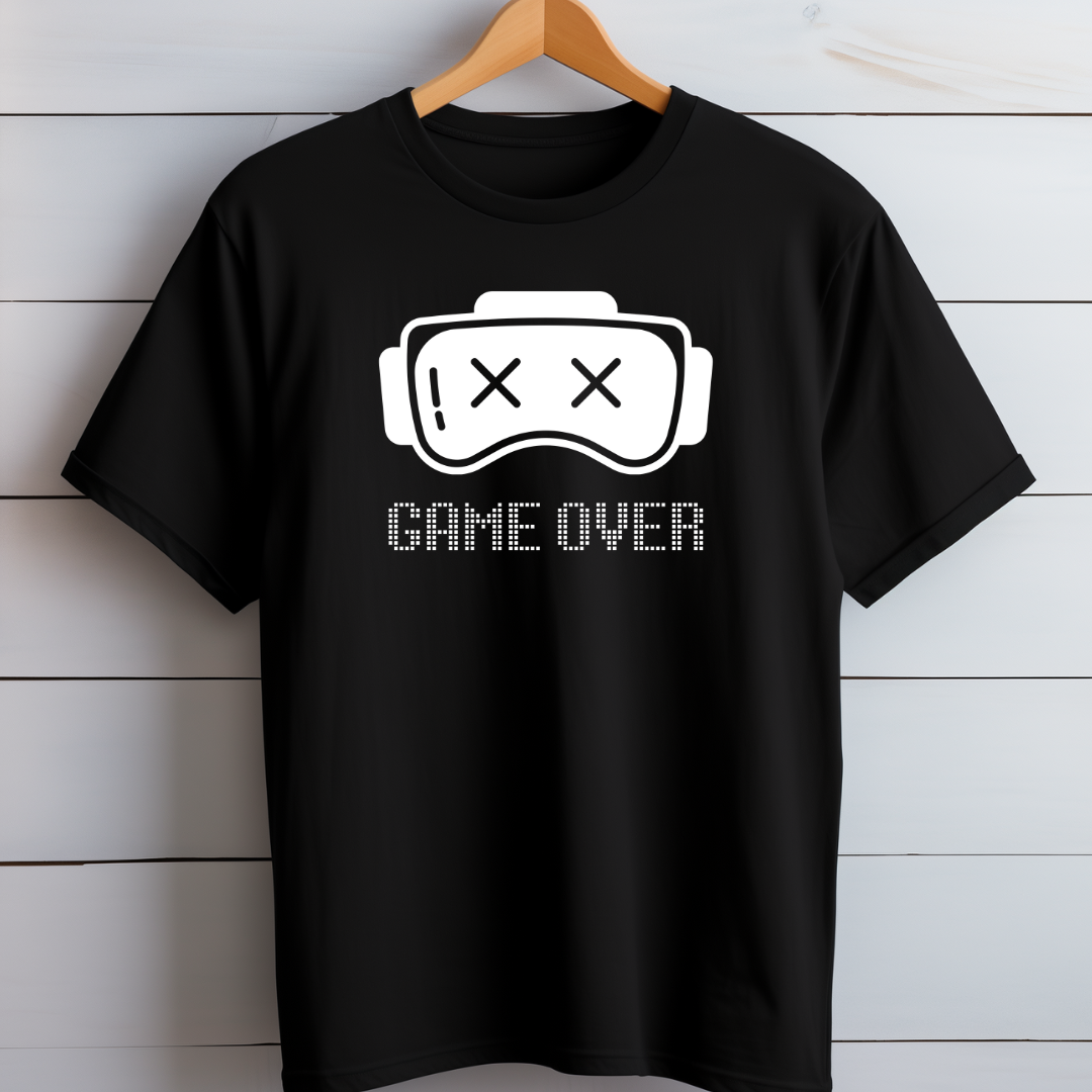 Game Over B&W Unisex T-Shirt