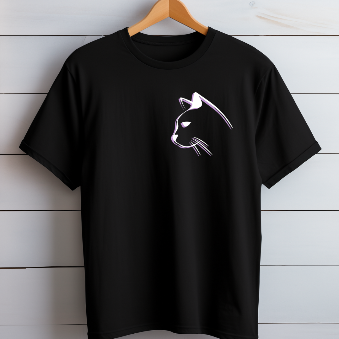 Cat B&W Unisex T-Shirt