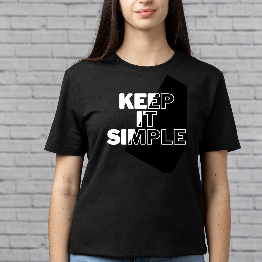 Keep it simple B&W Unisex T-Shirt