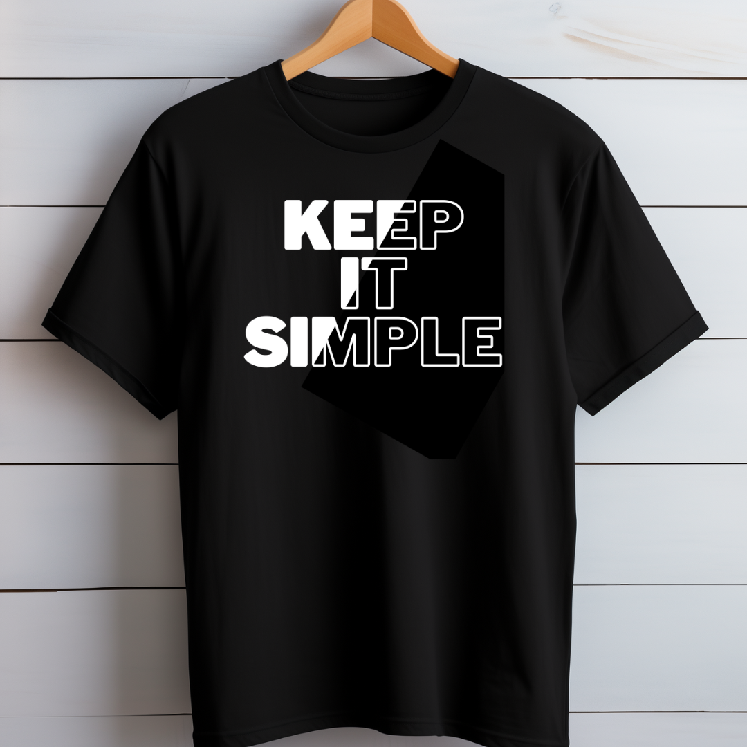 Keep it simple B&W Unisex T-Shirt