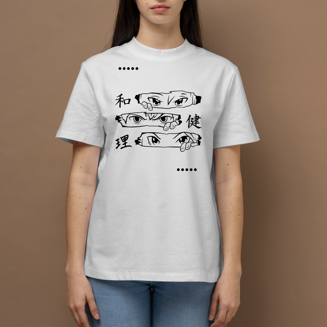 Anime B&W Unisex T-Shirt