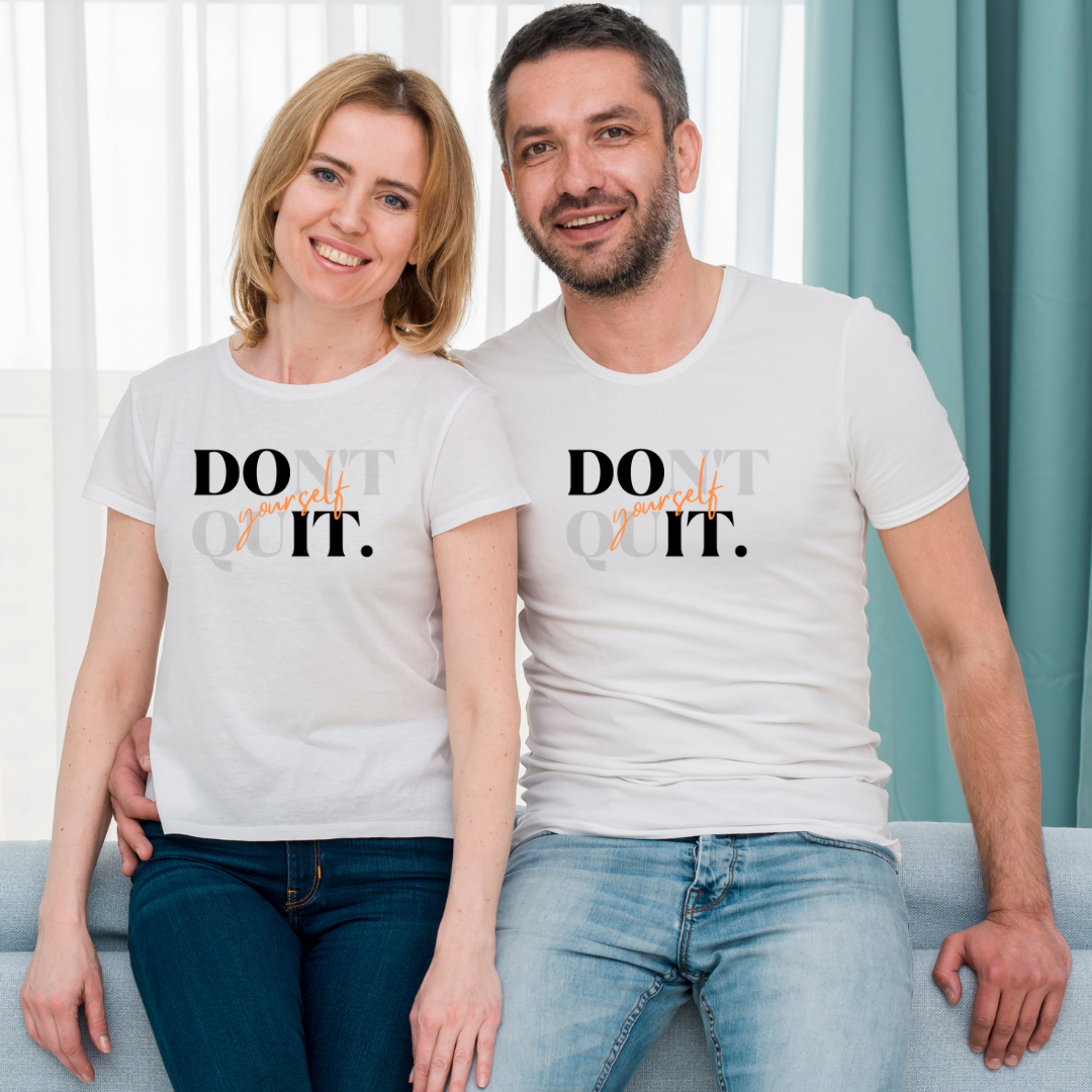 Do It Yourself B&W Unisex T-Shirt