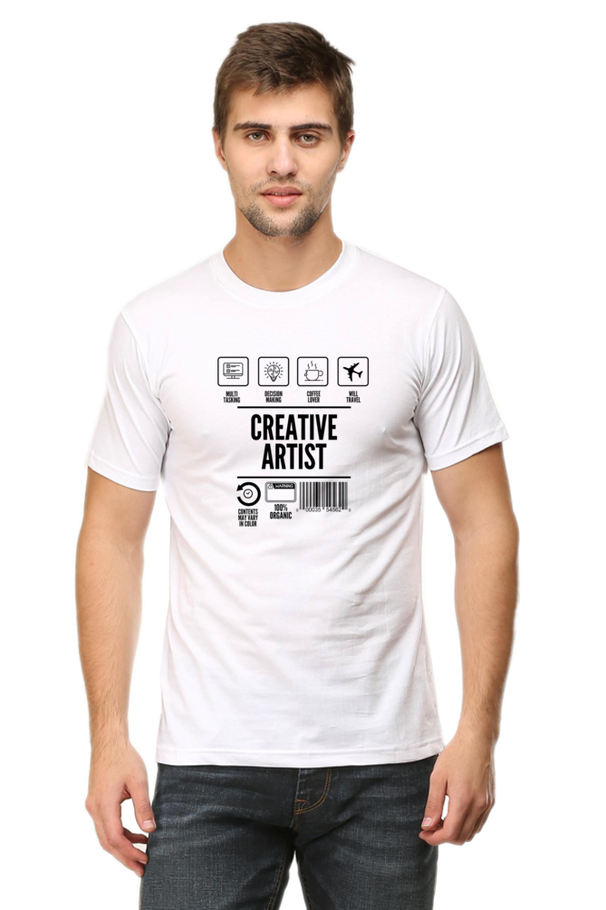 Creative Artist B&W Unisex T-Shirt