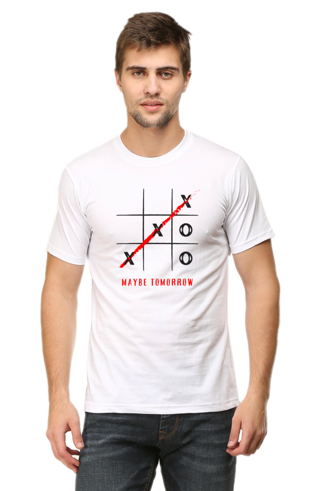 Maybe Tomorrow B&W Unisex T-Shirt